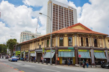 SINGAPORE - FEBRUARY 19, 2017: North Bridge road near Sultan mos