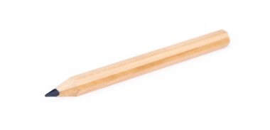 Beyaz arkaplanda mavi kalem izole edildi.