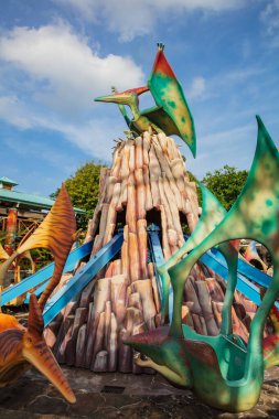 SINGAPORE - FEBRUARY 17, 2017: Jurassic Park at Universal Studio