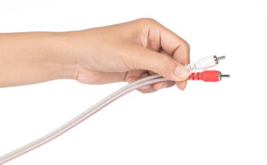 Stereo Jack 'i 2 Rca Plugs Kablosu' na yönlendirin. 