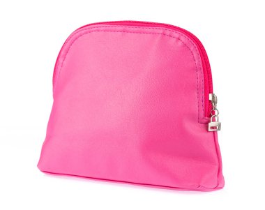Makeup bag isolated on a white background