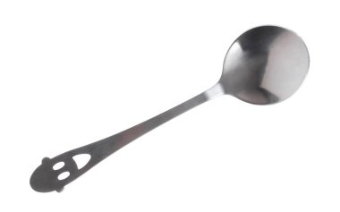 kaşık beyaz arkaplanda izole