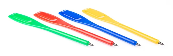 Komplet ołówków izolowanych na białym tle — Zdjęcie stockowe