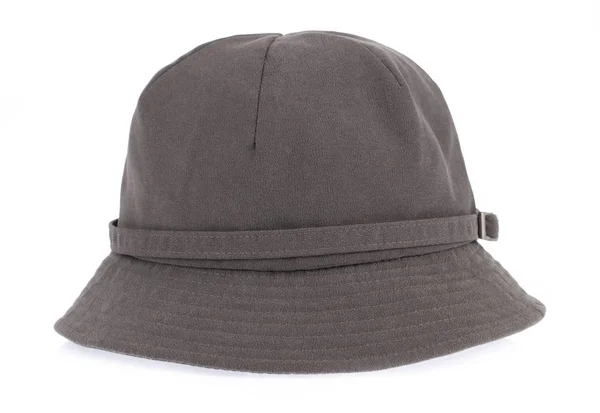 Cotton Bucket Hat elszigetelt fehér háttér — Stock Fotó