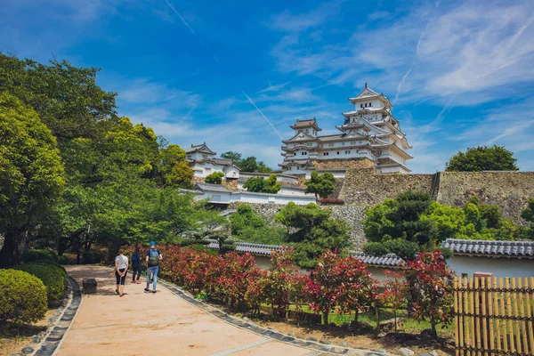 Замок Хімеджі, прекрасний японський замок, розташований в Кансай. — стокове фото