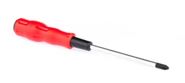 screwdriver for repair isolated on a white background.