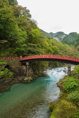 Shinkyo Bridge over the Daiwa River in Nikko