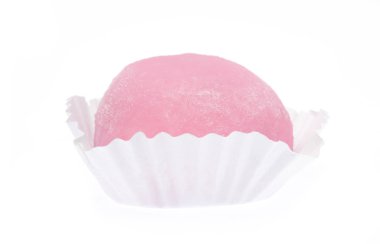 Mochi dessert isolated on white background