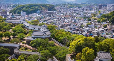 Osaka, Japonya - 11 Mayıs 2018: Çatı müfrezesi Himeji Oyuncuları