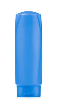 Bottle of Hair conditioner is a hair care product isolated on wh