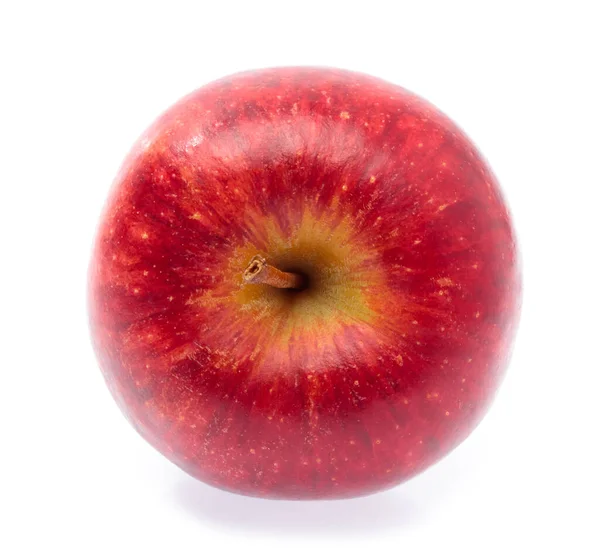 Perfekte frische rote Apfel isoliert auf weißem Hintergrund — Stockfoto