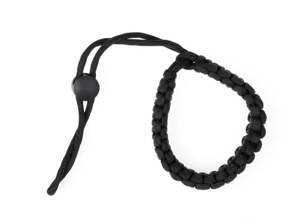 Rope for camera strap hand made design climbing strength isolate — Stok fotoğraf