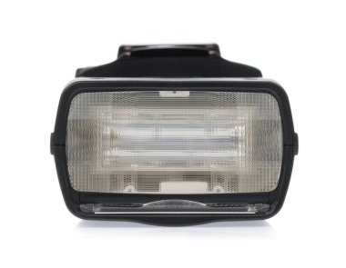 camera flash light isolate white background