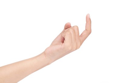 hand of show symbol isolated on white background