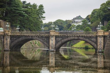 Meganebashi or Spectacles Bridge in Nagasaki, Japan.