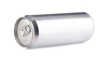 Metal kutu beyaz arkaplanda izole