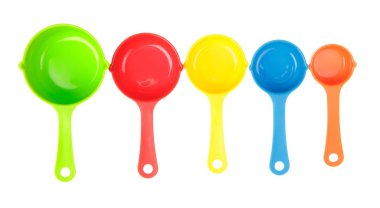 close up of tablespoon isolated on white background