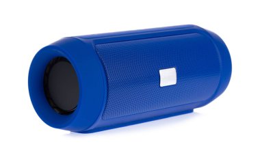 bluetooth loudspeaker isolated on over white background