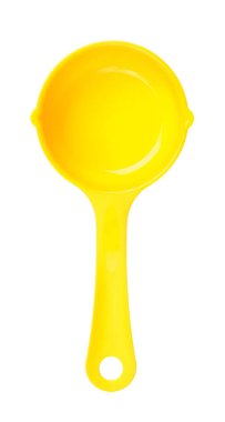 close up of tablespoon isolated on white background
