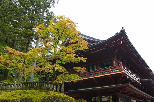 Tempio di Toshogu e mausoleo nella foresta di Nikko — Foto Stock