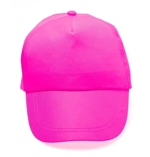 Pink cap isolated on white background. — Stock Photo, Image