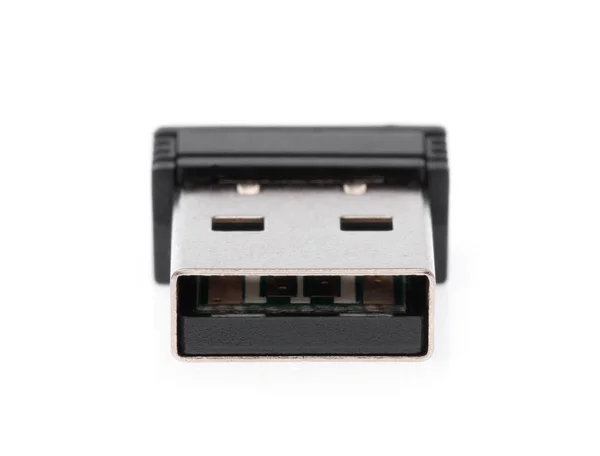 Pequeno de flash drive isolado no fundo branco — Fotografia de Stock