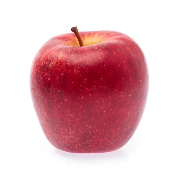 Dokonalé čerstvé červené jablko izolovaných na bílém pozadí — Stock fotografie