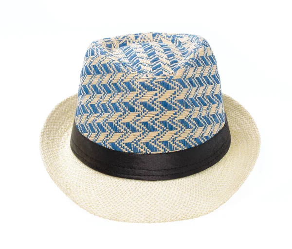 帽子を編むの分離の白い背景. — ストック写真