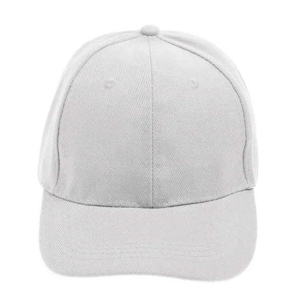 Moda una gorra blanca aislada sobre fondo blanco . —  Fotos de Stock