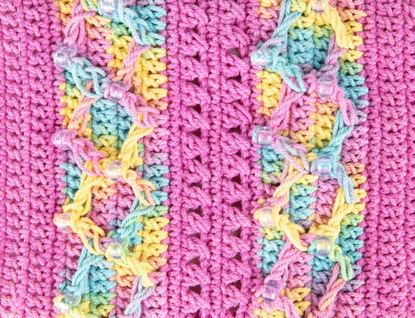 Crochet Sac Tricoter Comme Fond — Photo