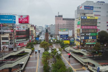 JAPAN - October 17, 2016: View street entrance of Tobu-Nikko Sta