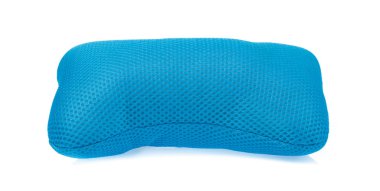 Beyaz arka plan üzerinde izole boyun yastığı