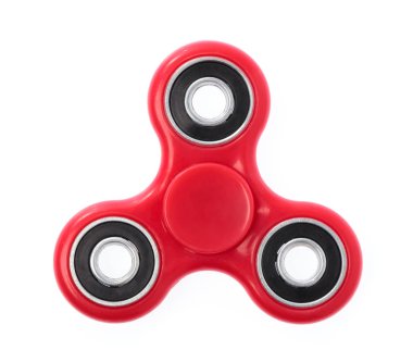 Fidget Spinner beyaz bir arkaplanda izole edildi