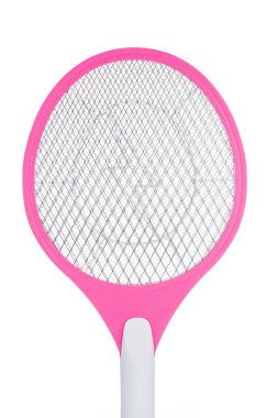 Şarj edilebilir Sivrisinek Ezici Yarasası beyaz arkaplanda izole edildi