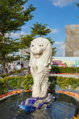 SINGAPORE - FEBRUARY 19, 2017: Merlion at Sentosa Island