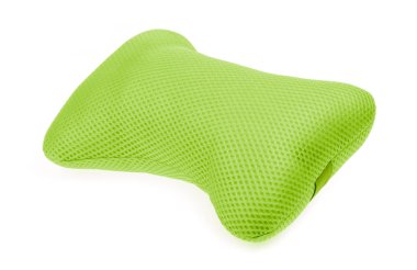 Beyaz arka plan üzerinde izole boyun yastığı