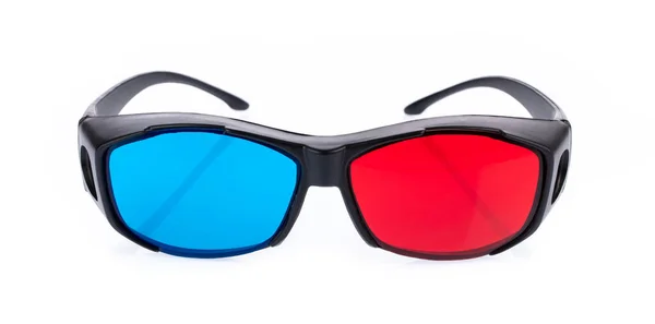 3D-Brille isoliert auf weißem Hintergrund - — Stockfoto