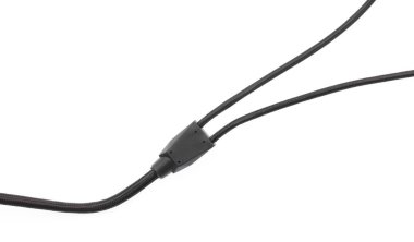 Two usb cable and mini-usb cable isolated on white background