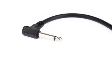 aux audio jack isolated on white background