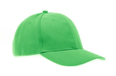 Beyaz arka plan üzerinde izole renkli moda kap.