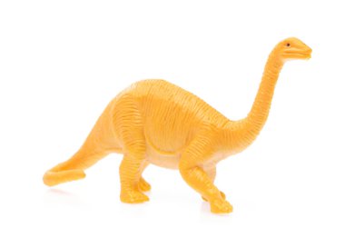 toy small dinosaur isolated on white background