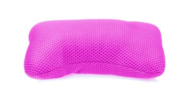 Beyaz arka plan üzerinde izole boyun yastığı