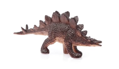 toy small dinosaur isolated on white background