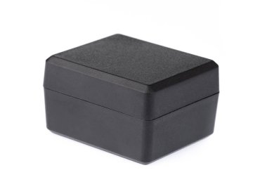 beautiful of Small black box isolated on a white background