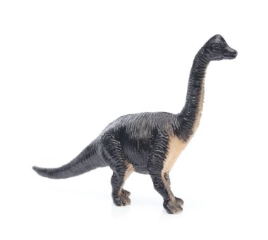 toy small dinosaur isolated on white background