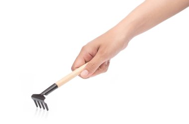 # Çelik bir tırmıkla # # Tahta bir sapla #