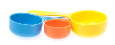 close up of tablespoon isolated on white background