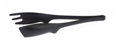 Silikon Gıda Tong beyaz arka planda izole