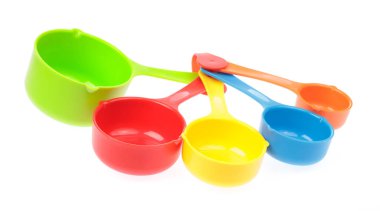 close up of tablespoon isolated on white background