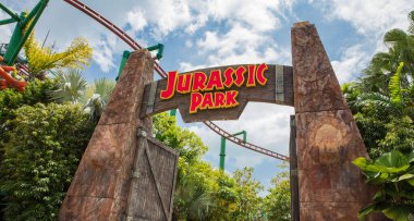 SINGAPORE - FEBRUARY 17, 2017: Jurassic Park at Universal Studio